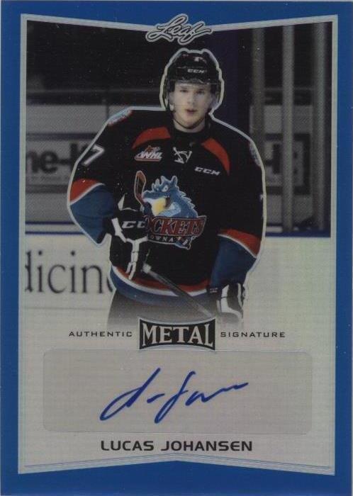 2015-16 Leaf Metal - Lucas Johansen #BA-LJ1