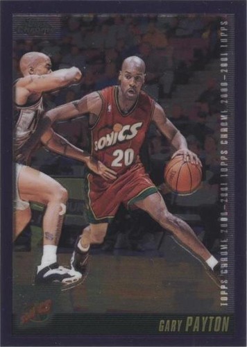 2000-01 Topps Chrome - Gary Payton #128