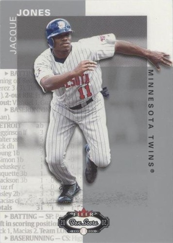 2002 Fleer Box Score - Jacque Jones #85