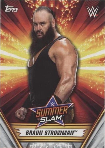 2019 Topps WWE Summerslam - Braun Strowman #4
