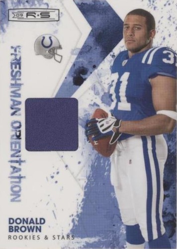 2009 Donruss Rookies & Stars Donald Brown #5