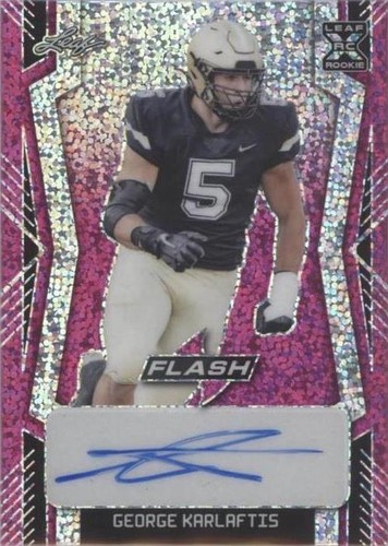 2022 Leaf Flash George Karlaftis #BA-GK1