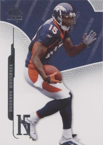 2008 SP Authentic Brandon Marshall #38