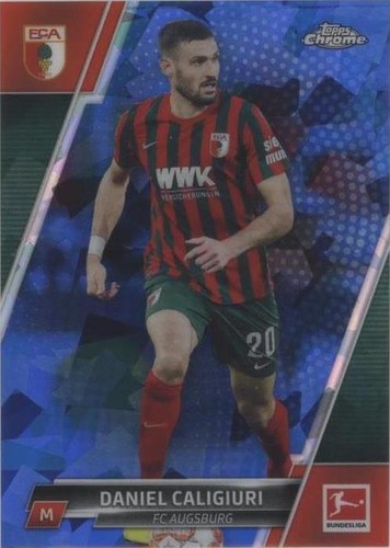 2021-22 Topps Chrome Bundesliga Sapphire Edition Daniel Caligiuri #2