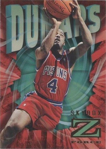 Joe Dumars 1996-97 SkyBox Z-Force #25 Detroit Pistons NM