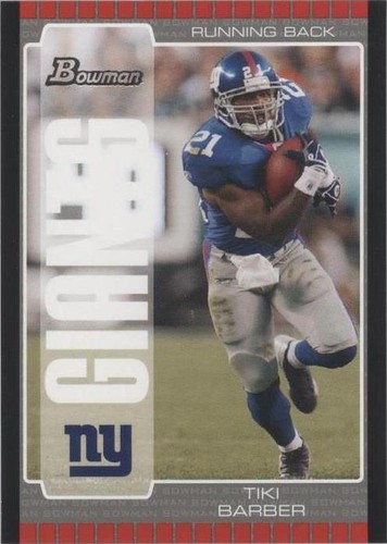 2005 Bowman Tiki Barber #21