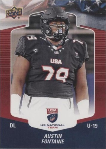 2018 Upper Deck USA Football Austin Fontaine #79