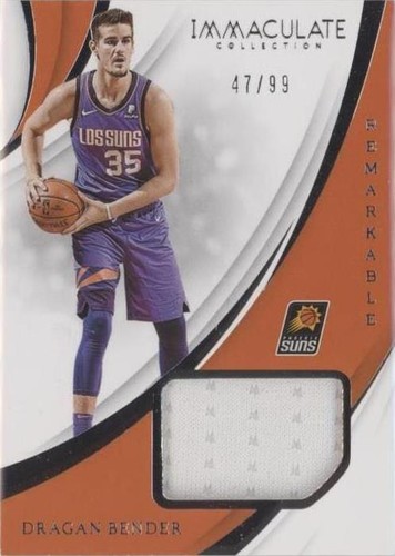 2018-19 Panini Immaculate Collection - Dragan Bender #RM-DBN