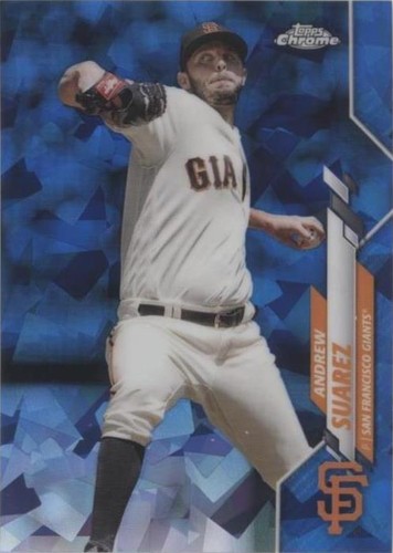 2020 Topps Chrome Update Series Sapphire Edition - Andrew Suarez #U-217