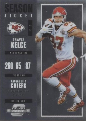 2017 Panini Contenders Optic Travis Kelce #61