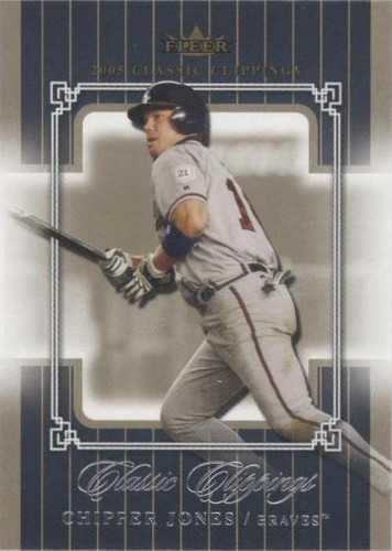 2005 Fleer Classic Clippings - Chipper Jones #11