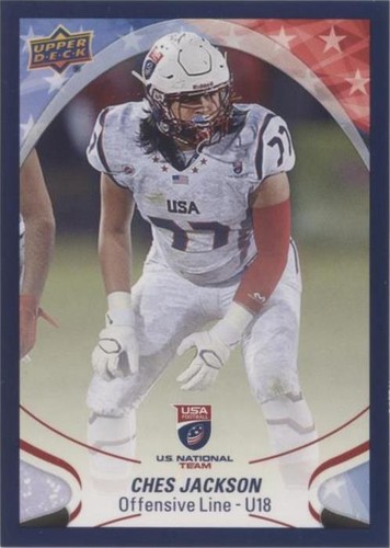 2017 Upper Deck USA Football Ches Jackson #90