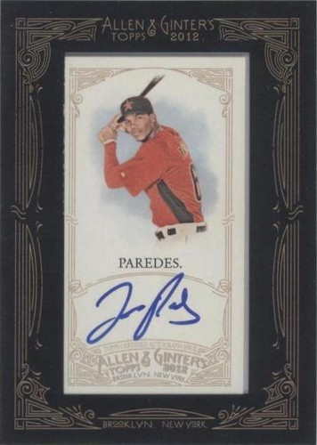 2012 Topps Allen & Ginter's - Jimmy Paredes #AGA-JPA