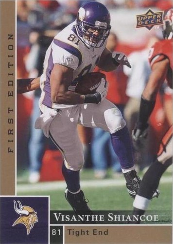 2009 Upper Deck First Edition Visanthe Shiancoe #87