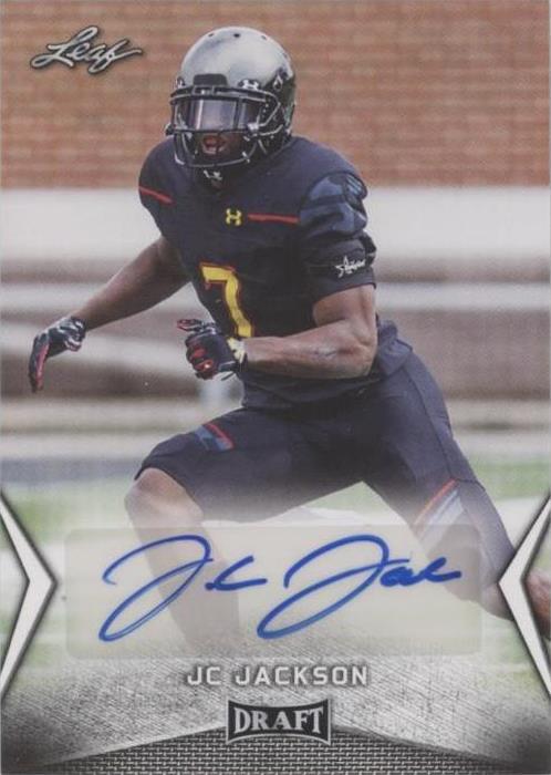 2018 Leaf Draft J.C. Jackson #BA-JCJ