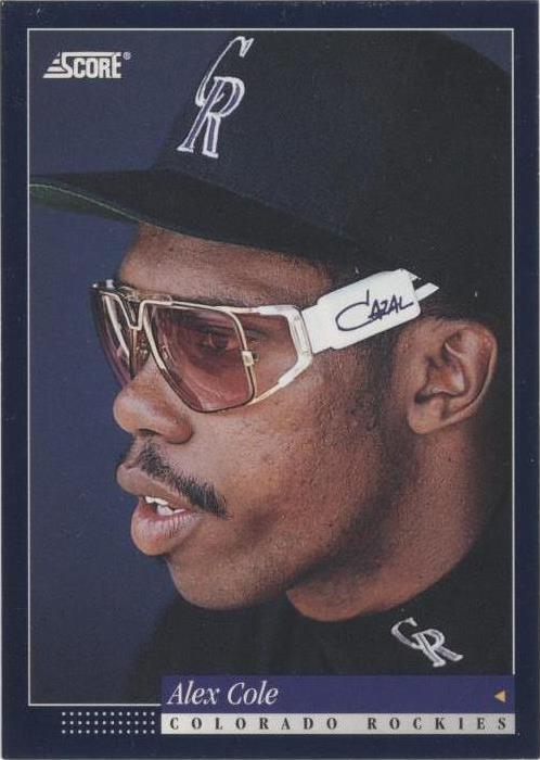 1994 Score - Alex Cole #336