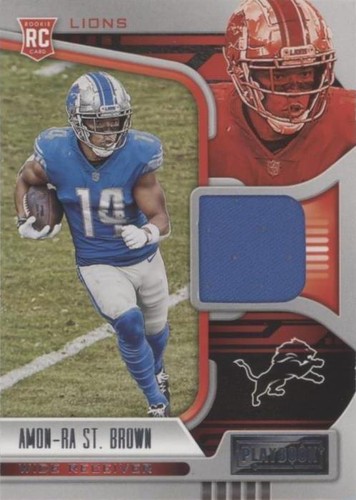 2021 Panini Playbook Amon-Ra St. Brown #RMA-ASB