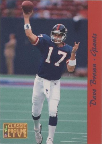 1993 Classic Pro Line Live Dave Brown #187