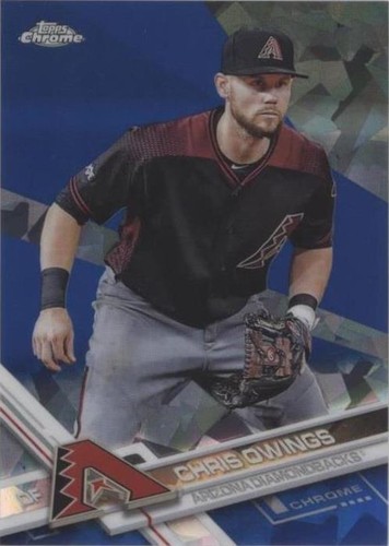 2017 Topps Chrome Sapphire Edition - Chris Owings #575