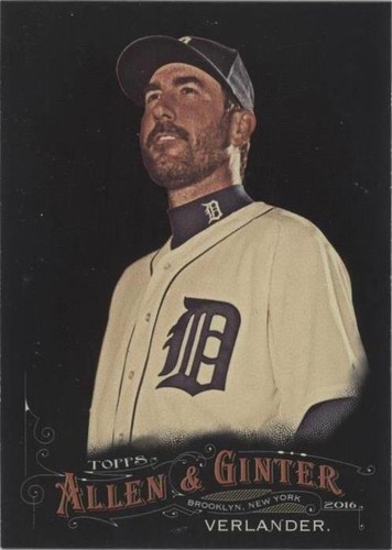 2016 Topps Allen & Ginter X - Justin Verlander #4