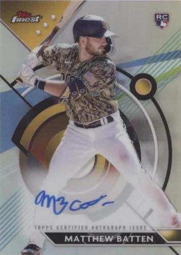 2023 Topps Finest - Matthew Batten #FA-MB