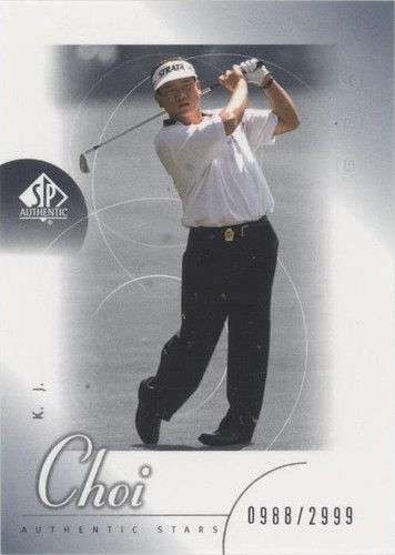 2001 SP Authentic - K.J. Choi #88