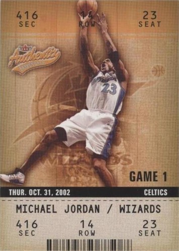 2002-03 Fleer Authentix - Michael Jordan #72