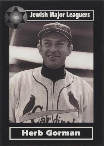 2003 American Jewish Historical Society Jewish Major Leaguers - Herb Gorman #82