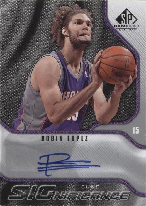 2009-10 SP Game Used - Robin Lopez #S-RL
