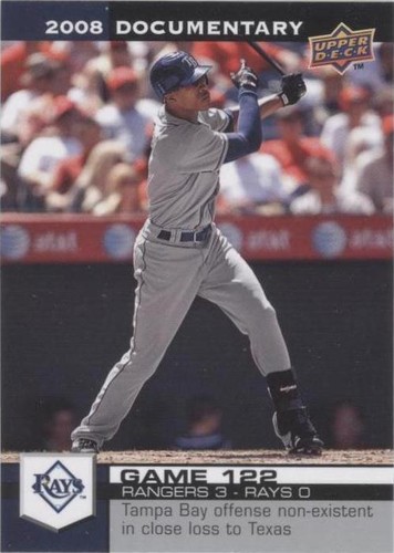 2008 Upper Deck Documentary - B.J. Upton #3709