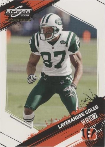 2009 Score Laveranues Coles #206