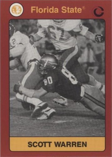1991 Collegiate Collection Florida State Seminoles Scott Warren #119