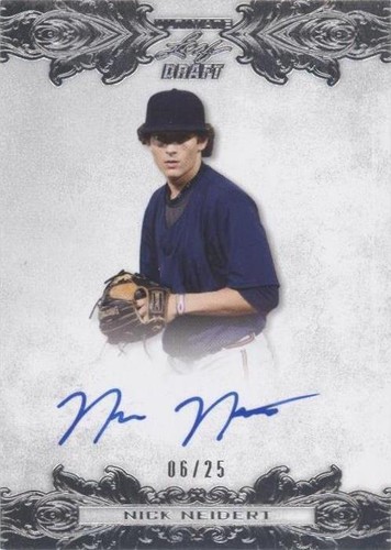 2015 Leaf Ultimate Draft - Nick Neidert #BA-NN1