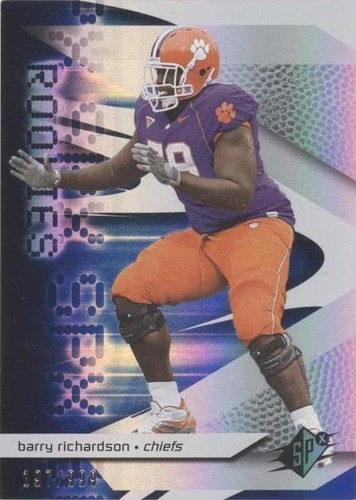 2008 SPx Barry Richardson #95