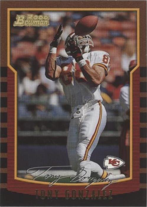 2000 Bowman Tony Gonzalez #10