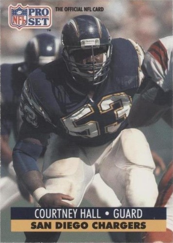 1991 Pro Set Courtney Hall #284