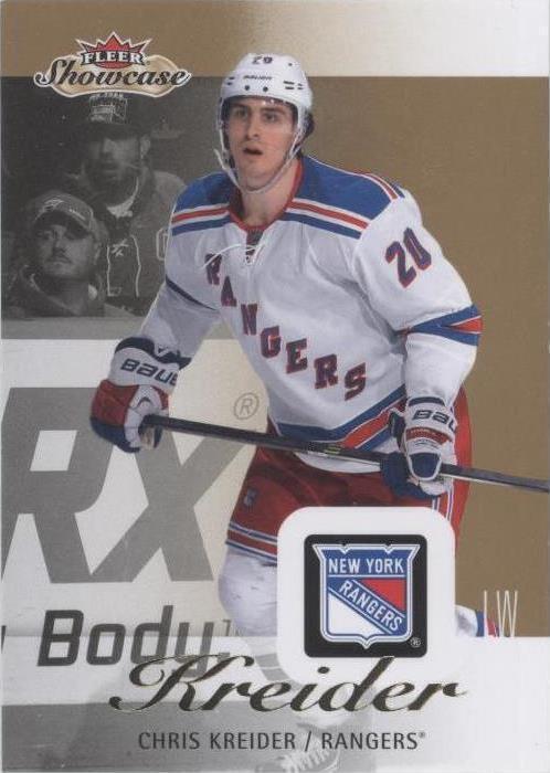 2013-14 Fleer Showcase - Chris Kreider #63