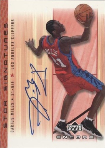 2000-01 Upper Deck Encore - Darius Miles #DM