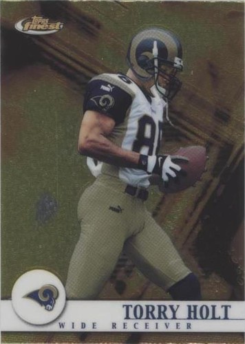 2001 Topps Finest Torry Holt #90