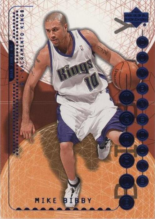 2003-04 Upper Deck Triple Dimensions - Mike Bibby #72