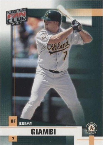 2002 Donruss Fan Club - Jeremy Giambi #116