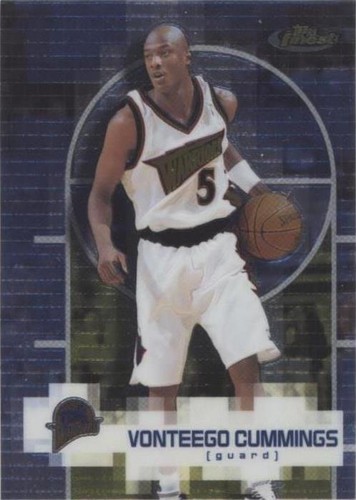 2000-01 Topps Finest - Vonteego Cummings #59