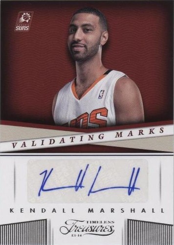 2013-14 Panini Timeless Treasures - Kendall Marshall #1