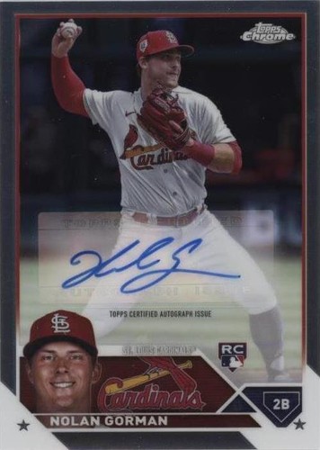 2023 Topps Chrome Update Series - Nolan Gorman #AC-NG