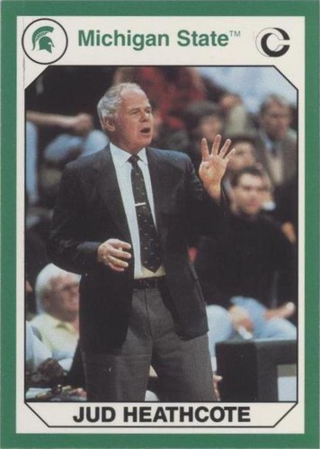 1990-91 Collegiate Collection Michigan State Spartans - Jud Heathcote #1
