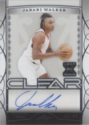 2022-23 Leaf Trinity - Jabari Walker #CA-JW1
