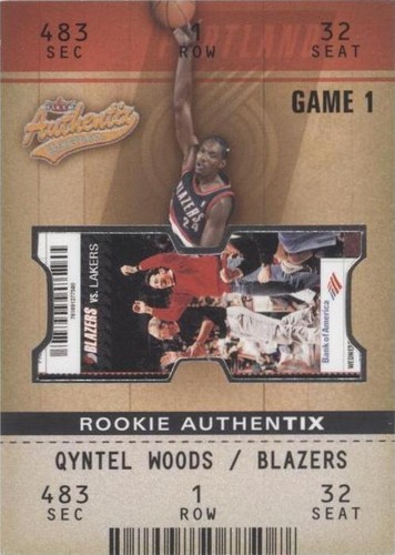 2002-03 Fleer Authentix - Qyntel Woods #110
