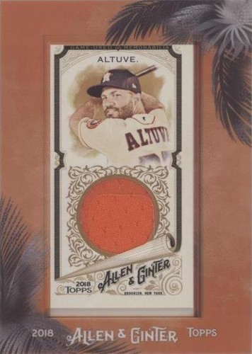 2018 Topps Allen & Ginter - Jose Altuve #MFR-JA