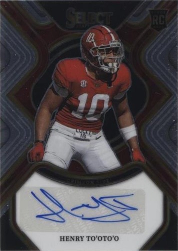 2023 Panini Select Draft Picks Henry To'oto'o #RS-HTO