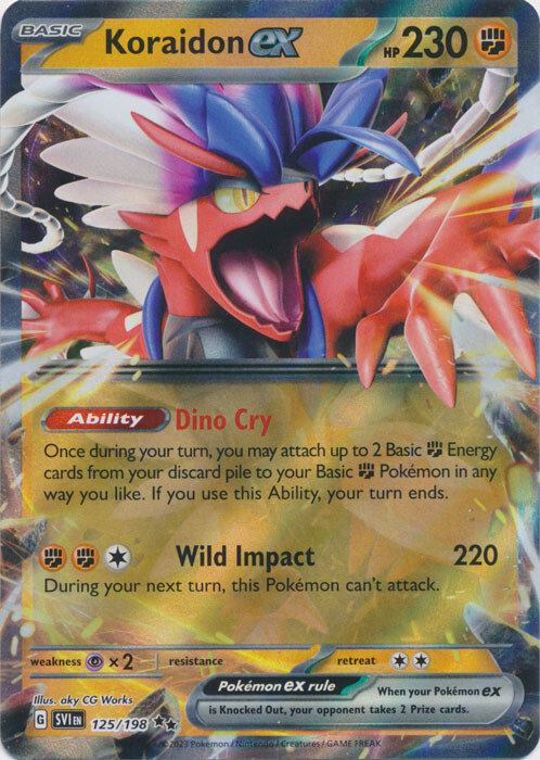 コライドンex rr 140枚 KORAIDON Pokemon Card Game/[SV4a] Shiny Treasure ex]Koraidon ex 360